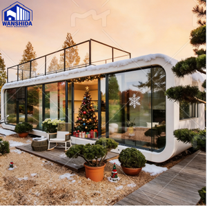 Oferta Especial: Casa Prefabricada de Lujo Moderna Tipo Cabaña Apple Pequeña, de Construcción Rápida, Portátil, Contenedor Oficina de 20 y 40 Pies - Product Image 4