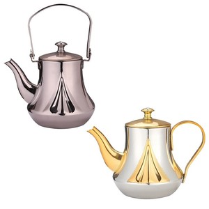 Di lusso di alta qualità stile arabico Turkish caffè Set da tè in acciaio inox marocchino pentola per la casa Hotel ristorante o ufficio uso - Product Image 3