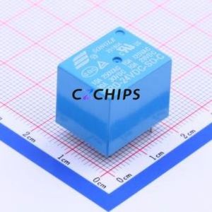 SRD-24VDC-SD-C Power Relay Through hole Component (THT),15.6x19.2mm Relay 24V 1 Changeover: 1C (SPDT-Changeover)::: 5 250V-AC - Product Image 1