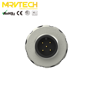 ขั้วต่อ Marvtech PG7/PG9 Din a Code แบบตัวผู้ 4 5 8 ขา สำหรับประกอบในสนาม  แบบประกอบสายได้ M12 สำหรับสัญญาณระบบอัตโนมัติทางอุตสาหกรรม - Product Image 4