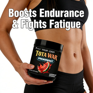 OEM/ODM Polvo Pre-Entrenamiento para Adultos con Sabor a Fresa y Mango, Beta Alanina + Cafeína y Creatina Monohidratada, Apto para Dieta Cetogénica - Product Image 4