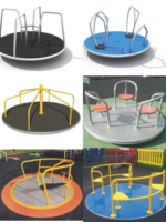 Manège d'intérieur pour enfants, équipement de jeu souple, carrousel à vendre, manège souple pour enfants