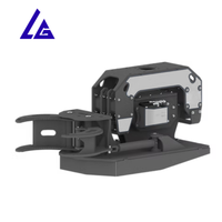 Marteau vibrant hydraulique professionnel à pince latérale de type supérieur pour l'installation de palplanches de garde-corps routiers