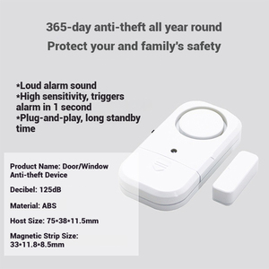 สัญญาณเตือนป้องกันการระบาดของโรคประตูและหน้าต่างแม่เหล็กไร้สายสำหรับประตูห้องนอนและตู้เก็บเอกสารตามสั่ง - Product Image 3