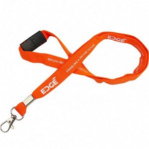 Promotional Custom <b>Polyester</b> Woven <b>Lanyard</b> Sublimation Printed Blank Neck Strap Breakaway RPET <b>Lanyard</b> - Product Image 1