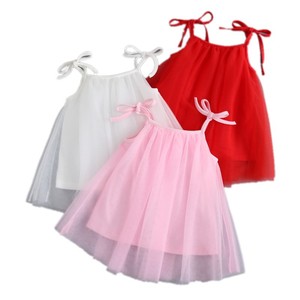 Vestidos de Fiesta para Niñas, Estilo Europeo, Vestido Rojo sin Mangas para Niñas Gorditas de China - Product Image 1