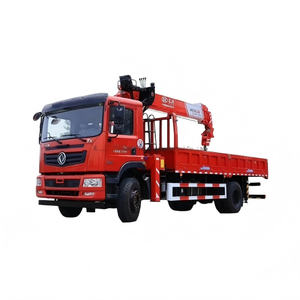 डोंगफेंग 4*2 टेलीस्कोपिक बूम हाइड्रोलिक क्रेन ट्रक पर सवार क्रेन के साथ 5-टन और 8-टन क्षमता में उपलब्ध है। - Product Image 1