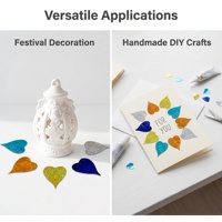 Paillettes en vrac en gros, style multi-tailles, paillettes en PVC dorées