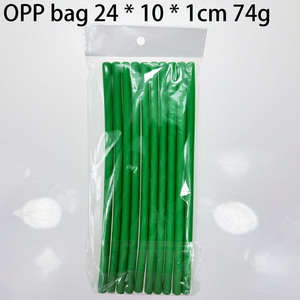 10 Pezzi Bigodini in Plastica Fredda da 24cm e Rulli in Schiuma Senza Calore, Bastoncini Flessibili per Arricciare i Capelli - Product Image 3