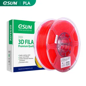 ESUN 3D מדפסת PLA נימה (שקוף צבעים) עבור 3D FDM מדפסת 1KG 1.75mm/3mm