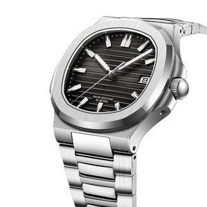 Ensemble de montres pour hommes, étanches, mécaniques, de luxe, en acier inoxydable, de haute qualité, sportives, personnalisées, pour affaires, fournisseur en gros - Product Image 3