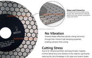 Vente en gros de <span class=keywords><strong>disque</strong></span> diamant OEM 125mm avec lame de scie en forme de nid d'abeille pour usage humide et sec marbre céramique autres outils de coupe pour céramique - Product Image 3