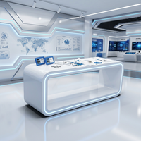 Conception d'intérieur de pharmacie pour projet mondial de magasin de bien-être industriel, grande capacité, écologique, recyclable, éclairage LED