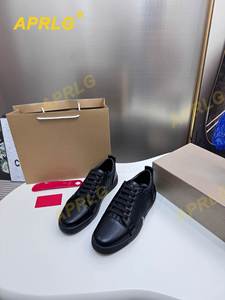 Chaussures de sport plates décontractées pour hommes en cuir véritable de qualité avec semelle intérieure en PVC – Prix bas, vente en gros, fabricant Louboutins - Product Image 3