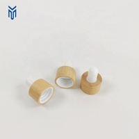Botol minyak esensial, botol kaca serum dengan penetes bambu 5ml 10ml 15ml 20ml 30ml 50ml 100ml
