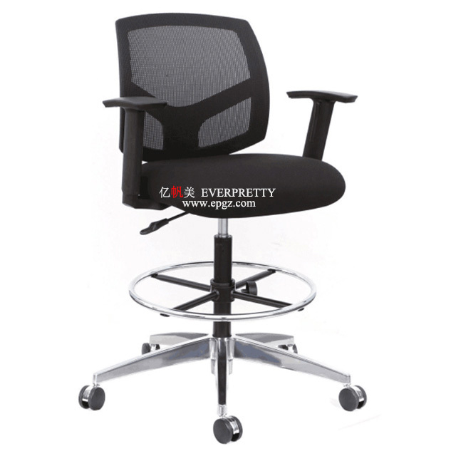 school  furniture  with armrest and metal footrest lab equipment for teacher /students