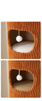 Nouvelle Villa pour Chat Moderne et Luxueuse en Bois Durable à Trois Niveaux 2025 avec Plateforme de Saut et Griffoir