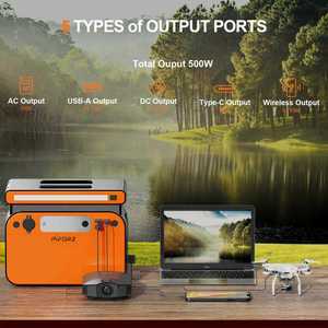 500W Portable <b>Solar</b> <b>Generator</b> Power Station Backup Energy System for Home Electronics - Product Image 4