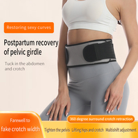 Ceinture de soutien lombaire et de la hanche réglable unisexe Ceinture sacro-iliaque anti-dérapante Sciatique Pelvienne Compression Si Ceinture articulaire