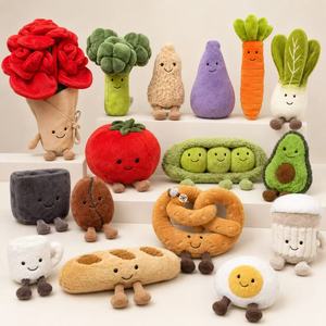 En stock : Poupées en peluche Jellycat Alternative Fruit Cake and Food en matériau PP, porte-clés et breloques de sac mignons - Product Image 1