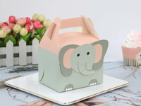Boîtes à cadeaux pour animaux mignons, boîtes cadeaux en papier portables pour les bonbons et friandises d'anniversaire des enfants, boîte à friandises personnalisée, vente en gros disponible