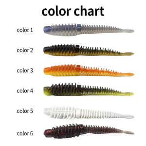 Vente en gros usine – <span class=keywords><strong>Leurre</strong></span> souple flottant en TPE avec queue aiguille, 6 couleurs, 6,5 cm, 7,5 cm, 8,5 cm, avec attractif ajouté, pour la pêche au bar et à la <span class=keywords><strong>truite</strong></span> - Product Image 6
