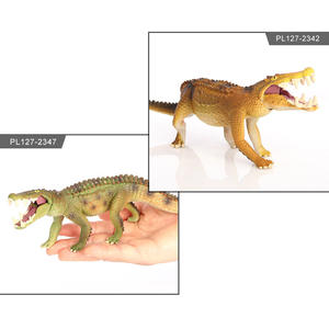 Venta al por mayor de PVC sólido simulación estatua modelo Safari Animal juguete cocodrilo Animal figuritas Juguetes - Product Image 5