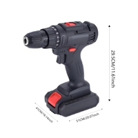 Perceuse-visseuse à percussion sans fil 21V sans balais, 30 Nm, vitesse variable, alimentée par batterie, 800W, OEM