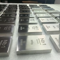 Lingot de Niobium Carré de Qualité Industrielle MSGP Pureté 99,95% avec Superconductivité Vente en Gros et Certificat de Test Complet