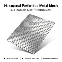 Grille de protection perforée en acier inoxydable pour haut-parleur, plaque métallique anti-corrosion, ouverture 0,8-100 mm, utilisation industrielle