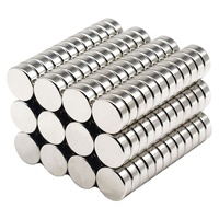 Aimant en néodyme N52, taille personnalisée, OEM, aimant rond NdFeB, revêtement nickel, aimant permanent puissant, vente directe d'usine