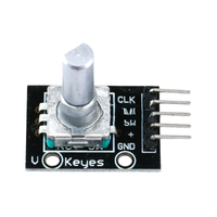Encodeur rotatif EMCC-5V EC11 avec bouton-poussoir - Montage par soudure, options d'axe 10/12/15mm, 20 impulsions/positions, potentiomètre numérique CN