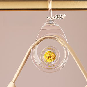 Nuovo Porta Borse Sospeso Salvaspazio per <span class=keywords><strong>Armadio</strong></span> e Organizzazione Cravatte, <span class=keywords><strong>con</strong></span> Ganci per Sacchetti Aromaterapia - Product Image 3