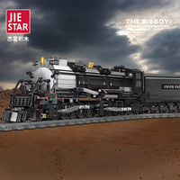 59005 BIGBOY Tren de Vapor Retro, Bloques de Construcción, Juguete de Transporte, Modelo de 40 Piezas, Partículas Pequeñas, Regalo Unisex