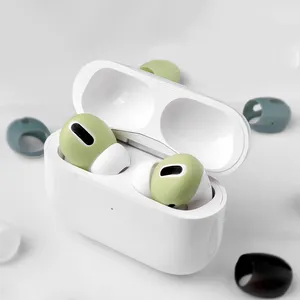 नरम सिलिकॉन कान हुक विरोधी पर्ची कान कवर कान टिप्स Earbuds त्वचा को शामिल किया गया के लिए ईरफ़ोन सामान AirPods प्रो
