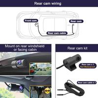 Dashcam BMW 3 Serie 4 Serie 330i M340i M3 M4 430i M440i 2025 Front 4K OEM Style Dashcam WIFI APP Besturing met Parkeermodus