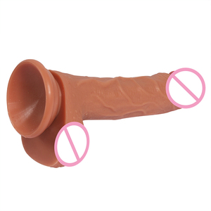 Dildo en silicone liquide double couche pour femme, en PVC, imitation glace, pour masturbation et jeux sexuels - Product Image 3