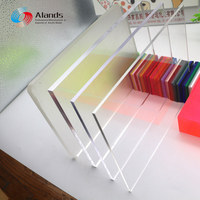 Prix compétitif élevé 4mm 5mm plexiglas acrylique pmma feuille de plexiglas transparent