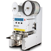 Nouvelle machine de scellage entièrement automatique électrique pour gobelets et bouteilles en plastique, pour la thermoscellage des boissons