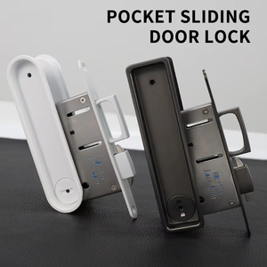 OEM Recessed Pocket <b>Door</b> Hook <b>Lock</b>, Keyless Invisible Sliding <b>Door</b> Latch, Anti Rust Interior <b>Hardware</b> for Engineering Project - Product Image 2