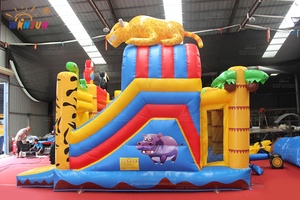 Château gonflable multi-jeux Safari WINSUN de haute qualité, combo château gonflable <span class=keywords><strong>Monster</strong></span> Truck - Product Image 3