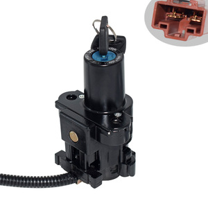 Honda Ignition Switch Fuel <b>Cap</b> Seat Lock <b>Key</b> Set 868 Rotary Blade Terminal Plastic Aluminum Alloy Street Motorcycle Replacement - Product Image 3