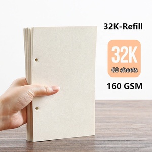 Carnet de croquis à spirale 32K, papier 160 g/m², couverture en lin - Product Image 6