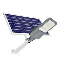 Lampadaire solaire extérieur intégré en aluminium SUNWE avec kit tout-en-un 200W 300W 400W 500W 6000K lumière du jour