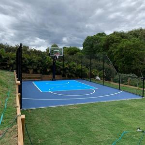 Revêtement <span class=keywords><strong>de</strong></span> sol pour terrain <span class=keywords><strong>de</strong></span> basket-ball intérieur standard, en bois, avec rembourrage sportif, en plastique, pour réduire le bruit, 3x3 - Product Image 6