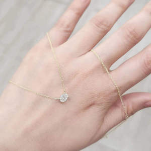 Collar con Colgante de Diamante Cultivado en Laboratorio de Primera Calidad para Mujer, Chapado en Rodio, Oro Rosa, Oro Blanco, Plata, Joyería Hip Hop - Product Image 4