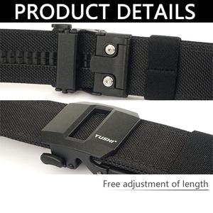 Dây đai vải nylon 1100D hai lớp, bền chắc, tự động, gia cố hợp kim kim loại, kiểu chiến thuật, kiểu bện, bán buôn trực tiếp từ nhà máy - Product Image 6