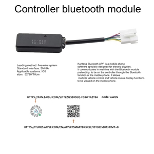 Ebike điều khiển <span class=keywords><strong>Kit</strong></span> Xe đạp điện KT LCD5 hiển thị kunteng 50A điều khiển với <span class=keywords><strong>bluetooth</strong></span> cho 3000W Hub động cơ <span class=keywords><strong>Kit</strong></span> - Product Image 4