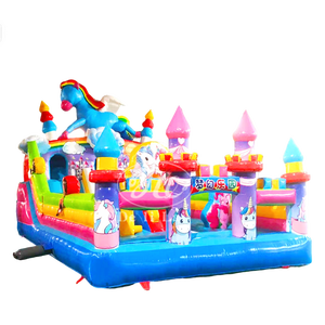 La Casa de trampolín inflable de nuevo diseño, el castillo de salto y el <span class=keywords><strong>parque</strong></span> <span class=keywords><strong>infantil</strong></span> combinado que más aman los niños - Product Image 1