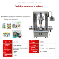 Machine de remplissage automatique de poudre à tête unique contrôlée par PLC pour canettes et bouteilles, 2000 bph, boissons et eau, haute précision, utilisation facile